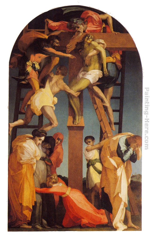 Deposition painting - Rosso Fiorentino Deposition art painting